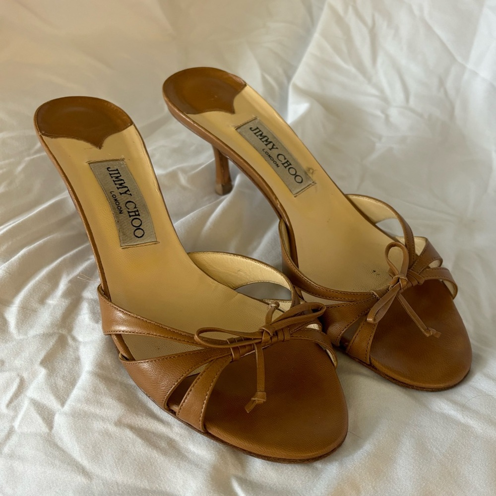 Jimmy Choo Bow Kitten Heels